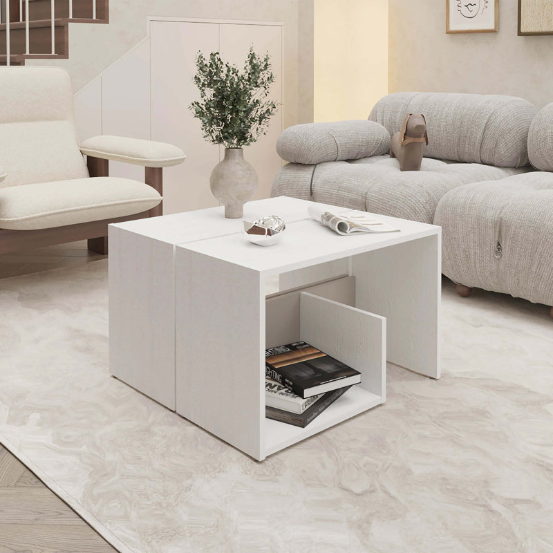 Pickrell modern coffee table with storage discount